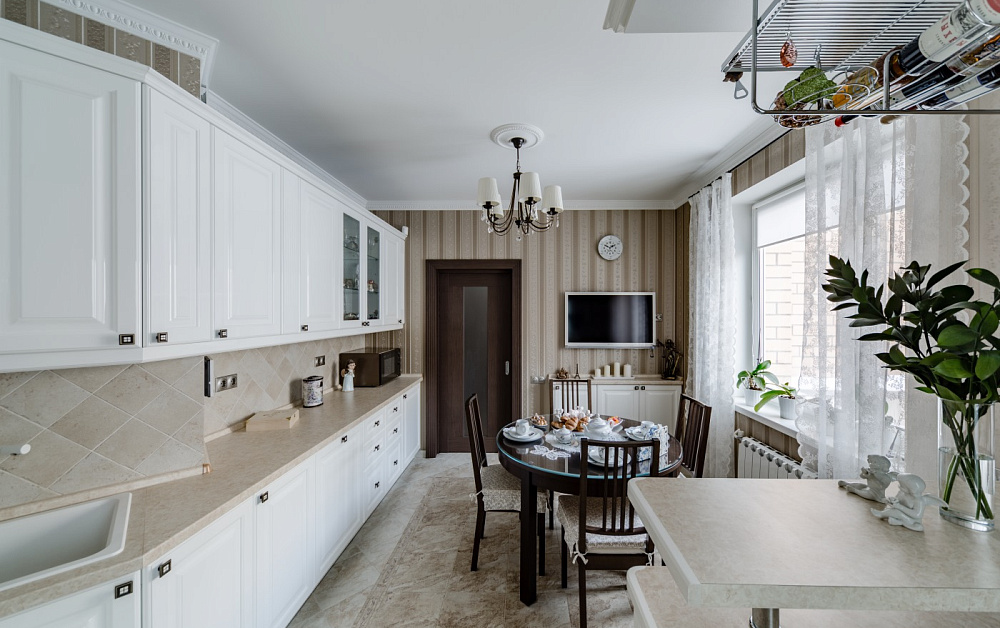 Кухня Айвори глянец